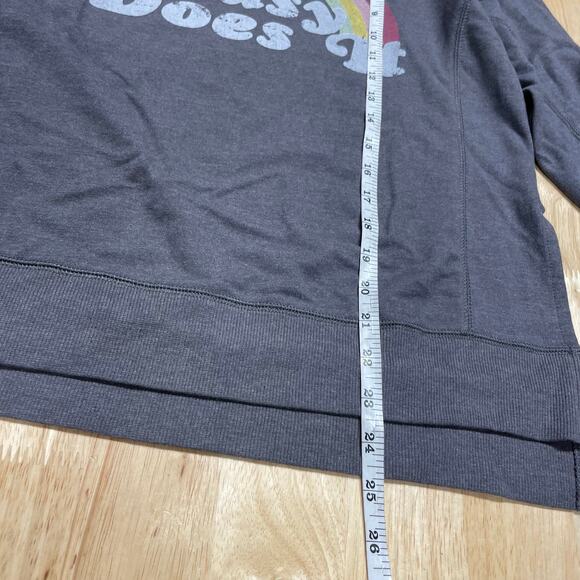 Wildfox NWT Easy Does It Sommers Sweatshirt Side Slits Drop Shoulder Size XS - Picture 11 of 12